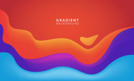 colorful gradient abstract backgroundのイラスト素材