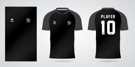 football jersey sport design templateのイラスト素材