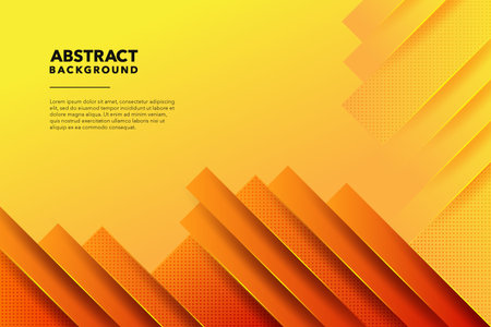 Abstract orange background with halftone effect. Vector illustration for your designのイラスト素材