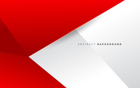 red modern abstract background design. Abstract geometric red and white background. Vector illustration for your design.のイラスト素材
