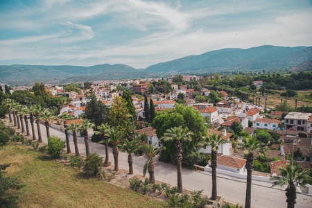 Turkish narrow streetsの写真素材