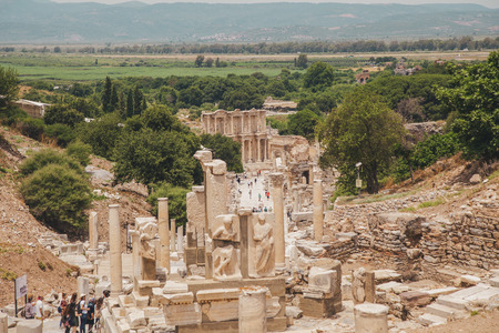 Ancient city at summer day