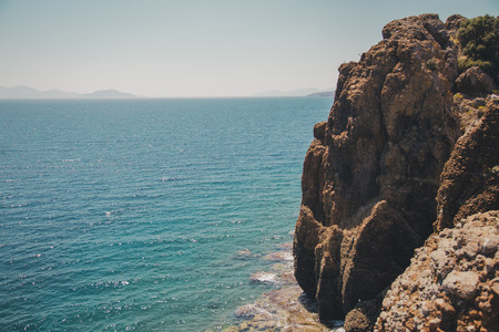 Beautiful landscape on the seaの写真素材