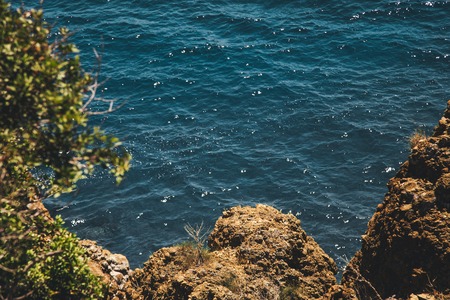 Beautiful landscape on the seaの写真素材