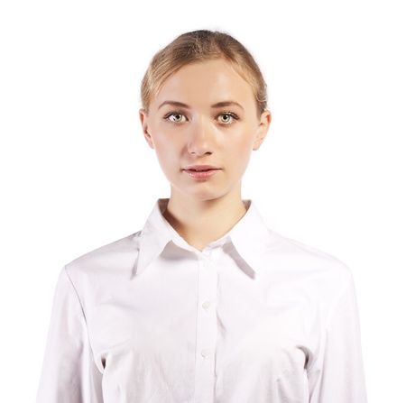 Portrait of a young businesswomanの写真素材