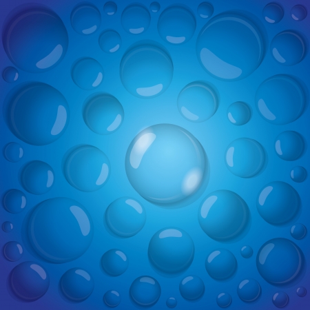 vector illustration of water drops backgroundのイラスト素材
