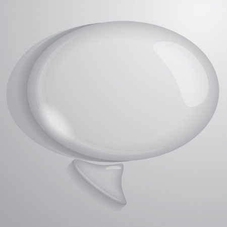 vector illustration of bubble water drop talkのイラスト素材