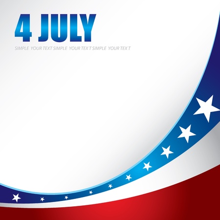 4th of july  independence day backgroundのイラスト素材
