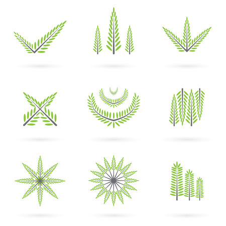 vector illustration of green symbol designのイラスト素材