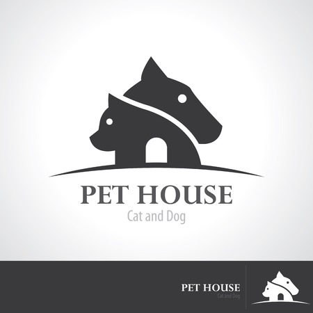 Pet house icon symbol design. のイラスト素材