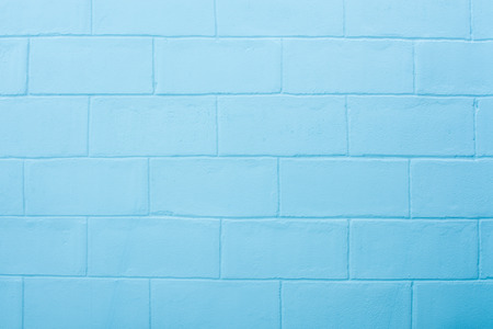 Empty of abstract blue brick wall background. Interior clay texture designの写真素材