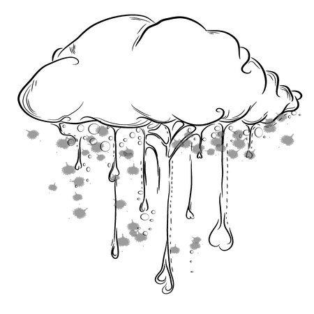 Cloud of love and emotions, feelingsの写真素材