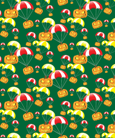 Halloween patternのイラスト素材