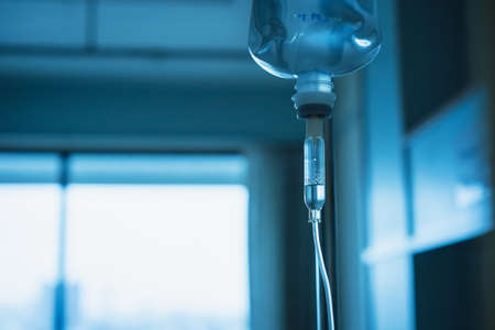 Saline bag for Patient in hospital  , Selective focus,の写真素材