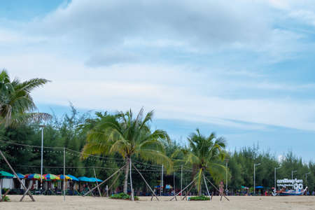 Leam Sing Beach, Chanthaburi Thailand - 21 June 2020 :few tourist because of the outbreak of corona virus which threatened the economy in tourism, vacation on Laem Singh Beach.のeditorial素材