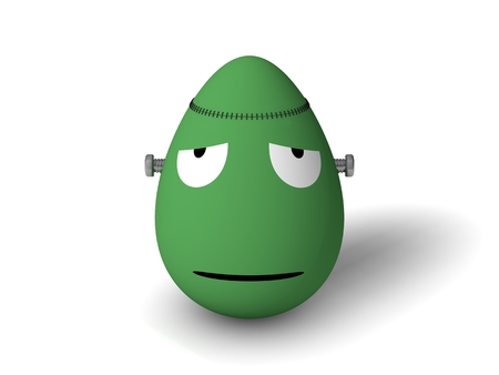 frankenstein easter eggの写真素材