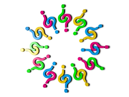 question marks