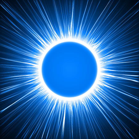 blue energy ring vectorのイラスト素材