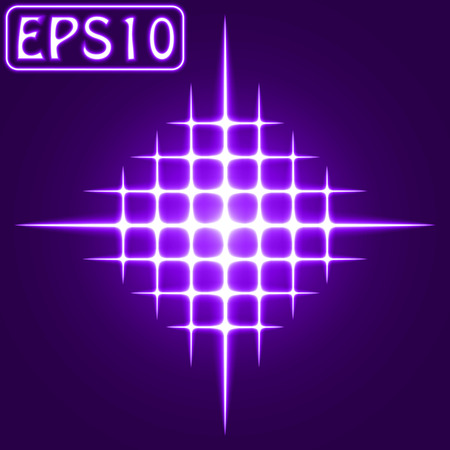 violet colored light rays tileのイラスト素材