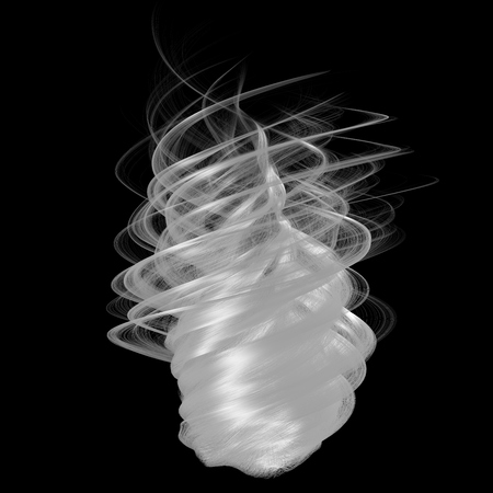 smooth lines,isolated on black.の写真素材