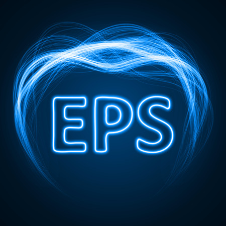 smooth energy lines. blue colored version.のイラスト素材