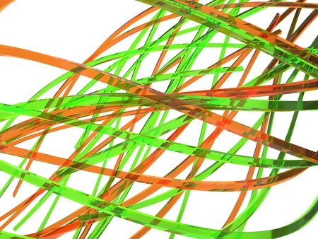 3d abstract with glass shapes.の写真素材