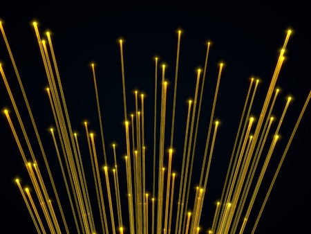 fiber optic cables. 3d illustrationの写真素材