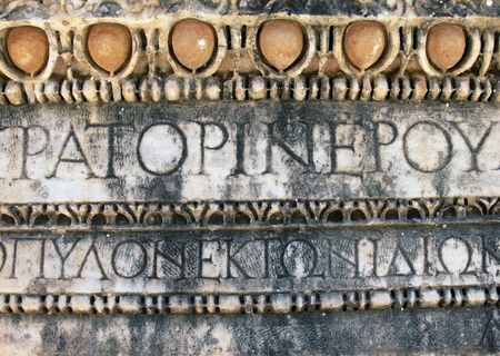 Antique text composition for a backgroundの写真素材