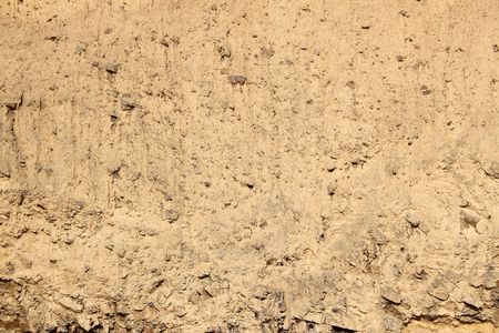 Closeup of rough sandstone surface