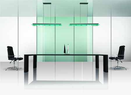 The modern interior of office, vector eps10のイラスト素材