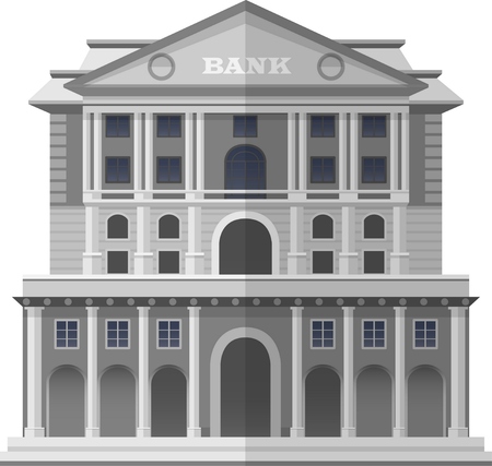 Bank of England Londonのイラスト素材