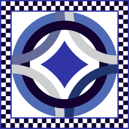 Art vintage abstract seamless pattern or texture (background). のイラスト素材