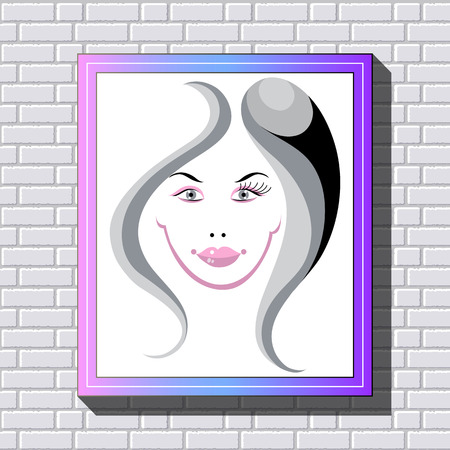 Branding for salon eyelash extension, shop cosmetic products, lashmaker, stylist. For invitation, flyer, sticker, poster, banner, card, label, cover, web. Vector illustration.のイラスト素材