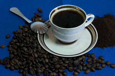 Cup of black coffeeの写真素材