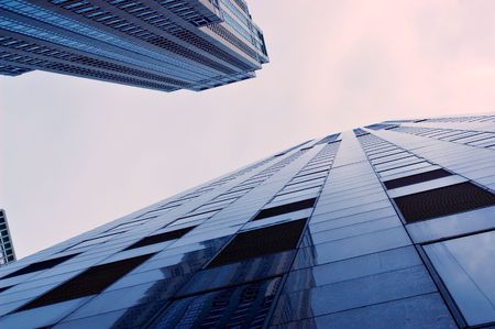 Modern buildingsの写真素材
