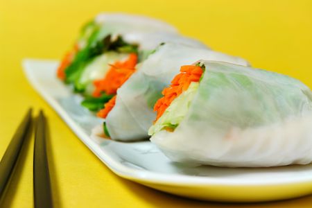 sushi on a plate
