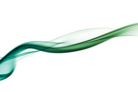 Blue Abstract smoke on white backgroundの写真素材