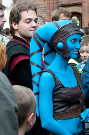 Star Wars fans rally, Poland, Torun, September 10, 2011のeditorial素材