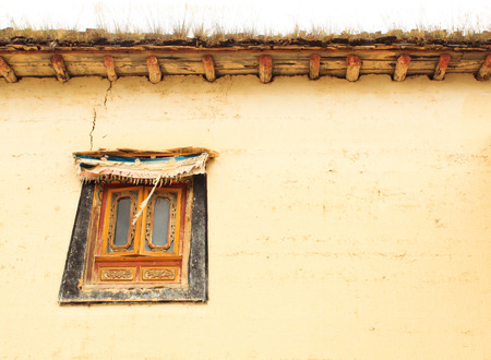 Window and wallの写真素材