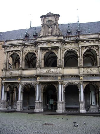 Town hall in Cologne, Germanyの写真素材