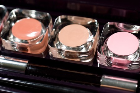 Cosmetics, macro lipstickの写真素材