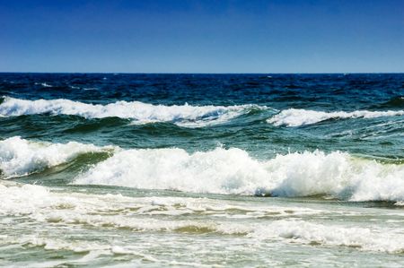 beautiful autumn sea-piece, it is taken off in the middle of dayの写真素材