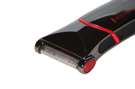 Hair clippers on a white background.の写真素材