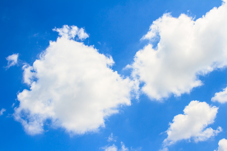 Blue sky with cloudsの写真素材