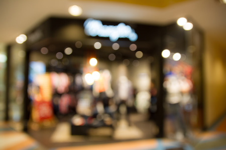 defocused blur store bokeh backgroundの写真素材