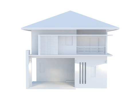 Design houses without color or texture.の写真素材