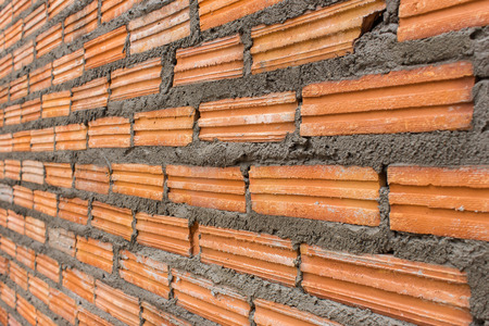 Building brick wall construction