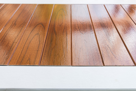 make color paint on siding Fiber Cement Board wood styleの写真素材