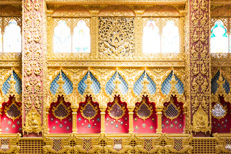 ROI-ET, Thailand - February 10, 2017 : Wat Pramahaa Jedi Chimongkon temple, ROI-ET, THAILANDのeditorial素材