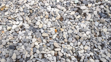 Pebbles background In the gardenの写真素材